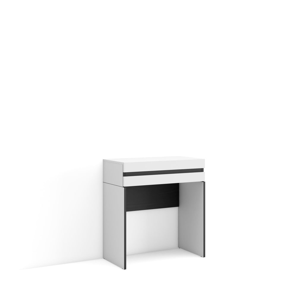 Coiffeuse effet bois blanc 70x35x75cm - Maisons du Monde