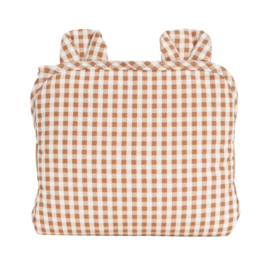 Tapis à langer de voyage imperméable coton bio* vichy