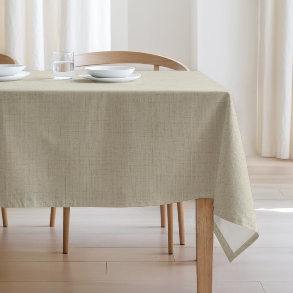 Nappe unie , sans repassage, 155x300 cm