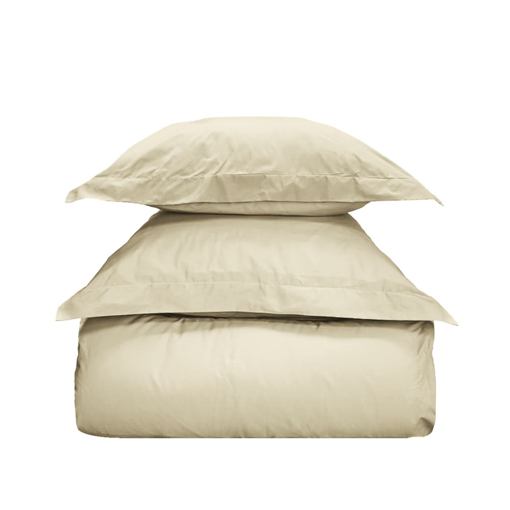 Parure de lit avec 2 taies rectangles coton ficelle 260x240 cm — vue 3