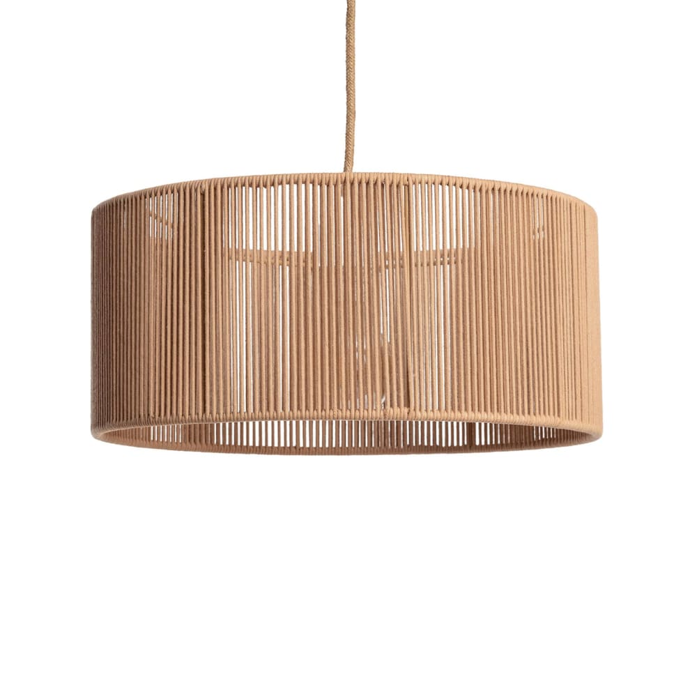 Suspension luminaire chanvre naturel