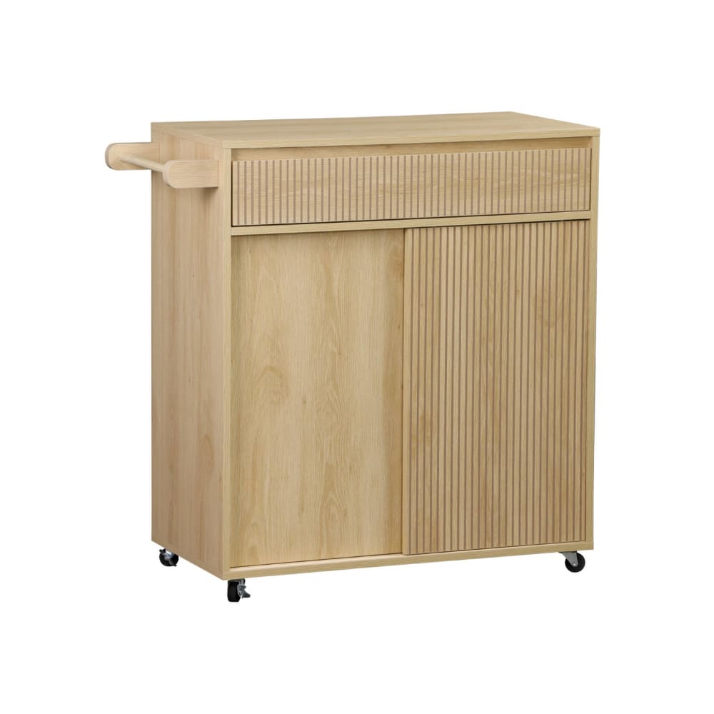 Sweeek Carrito de cocina de madera
