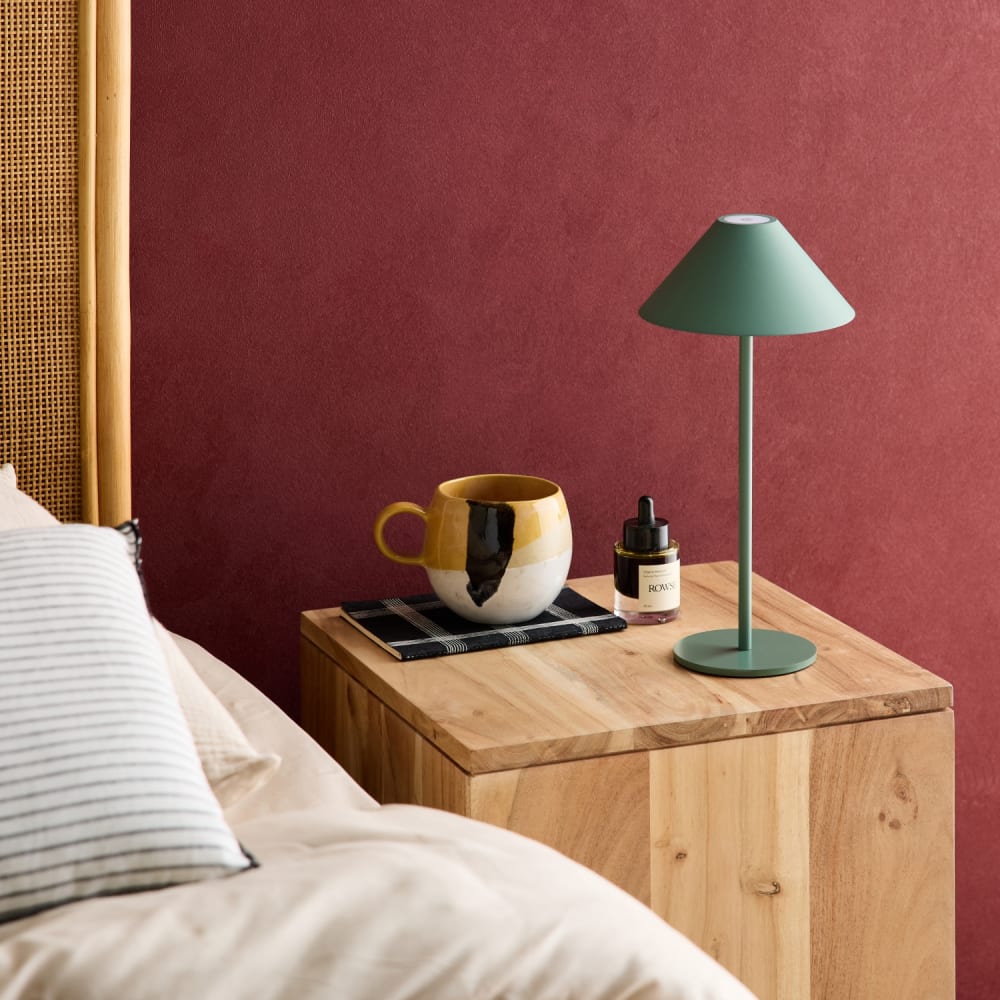 Lampe à poser intérieur/extérieur led sans fil vert céladon