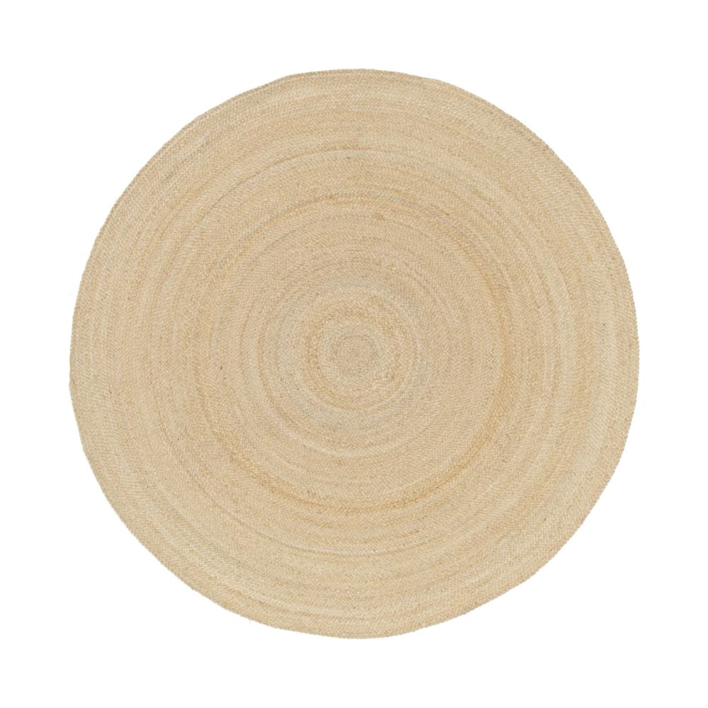 Tapis intérieur rond jute 160 cm naturel — vue 3
