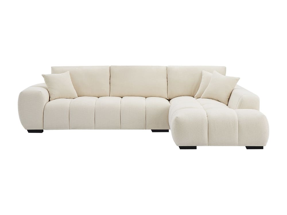 Canapé d'angle  5 places beige