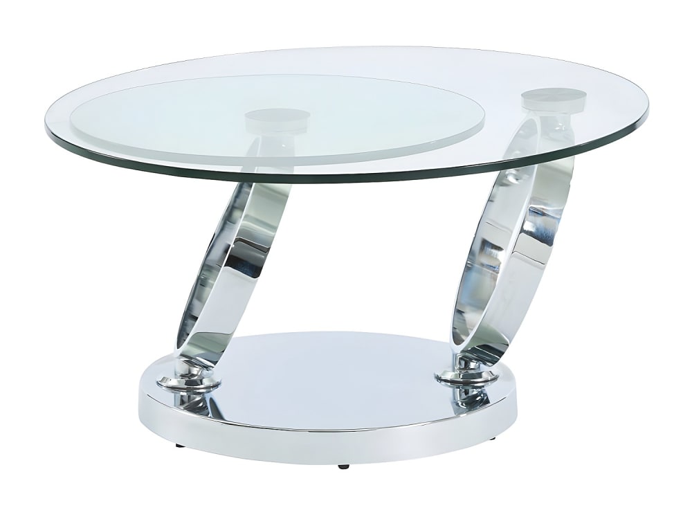 Table basse verre trempé transparent - Maisons du Monde
