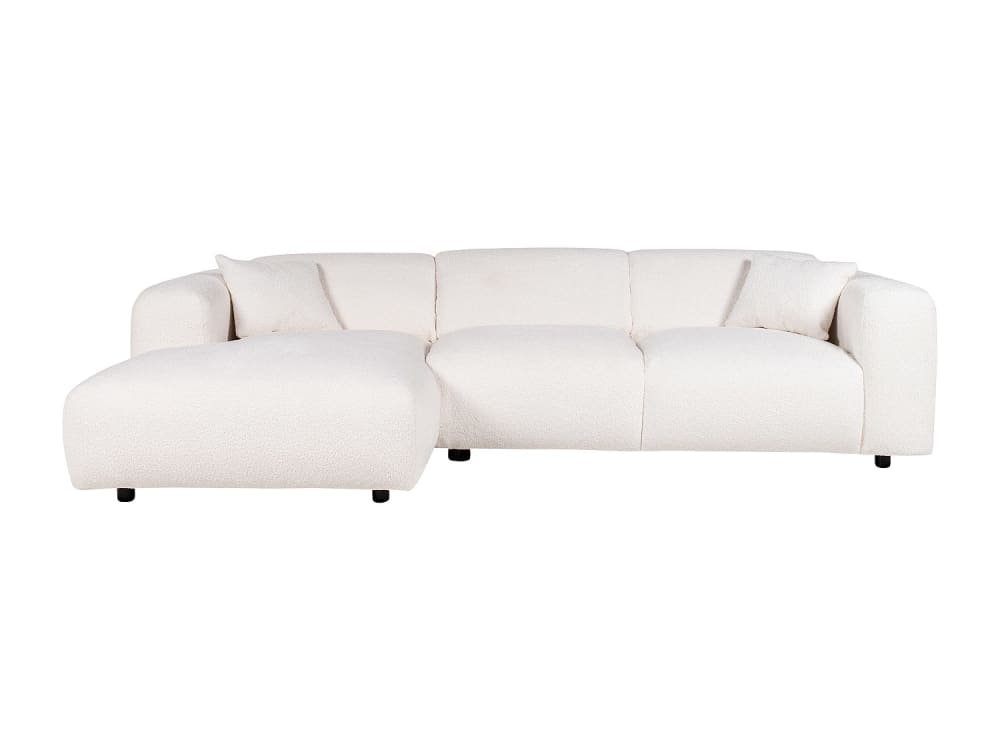 Canapé d'angle  6 places blanc