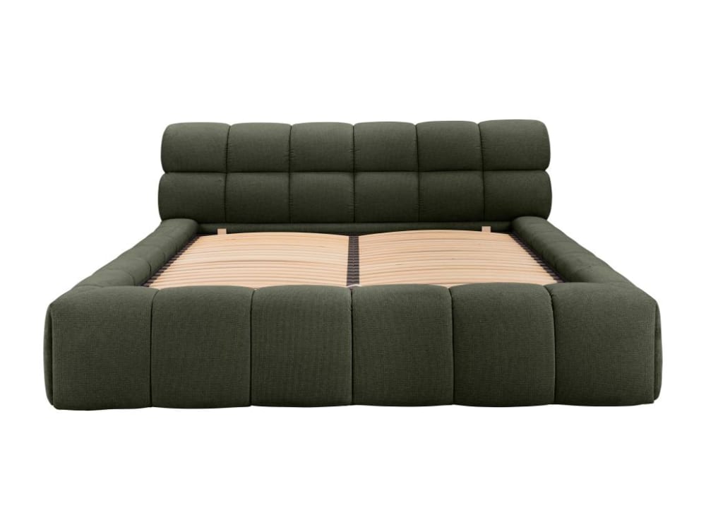 Lit coffre vert 180 x 200 cm