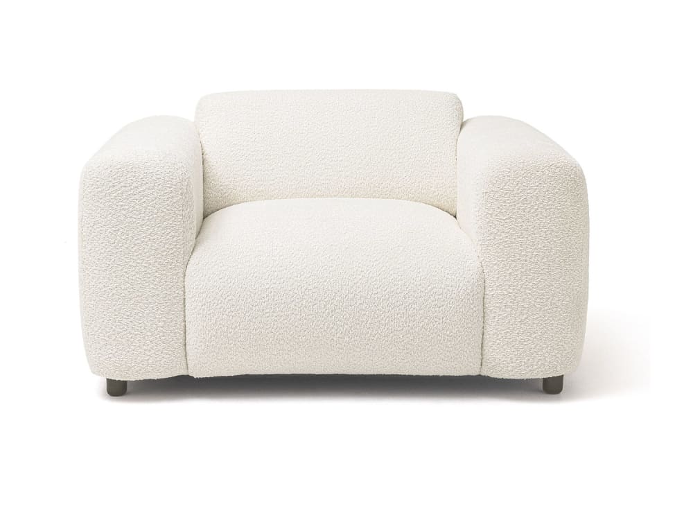 Fauteuil en tissu bouclette - maison