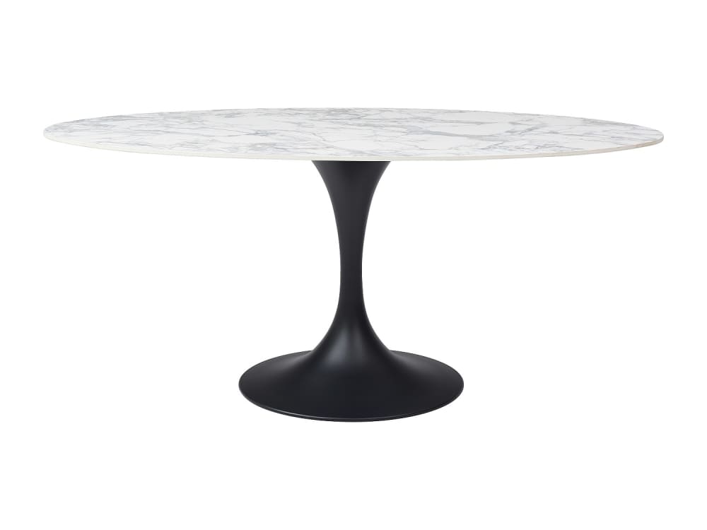 table à manger céramique - blanc