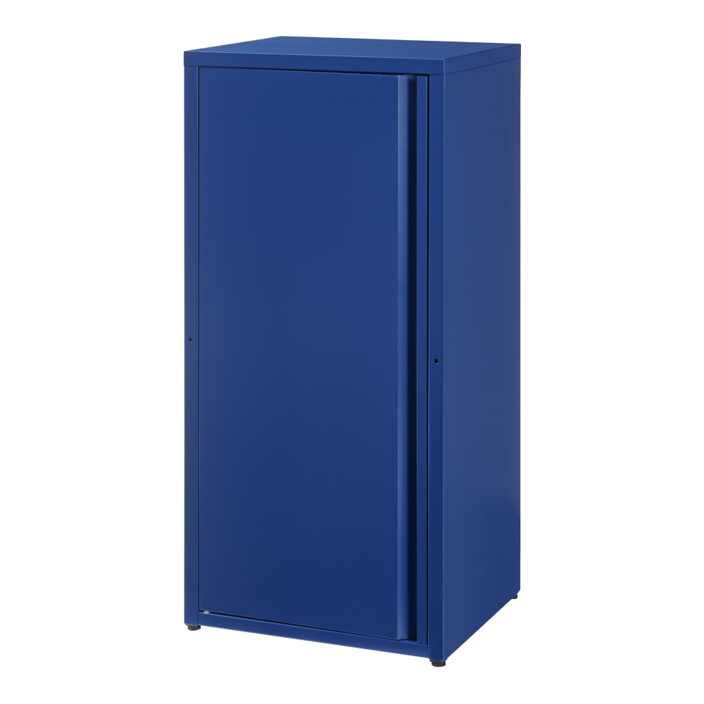 en casa Aktenschrank aus Metall 88 x 40 x 35 cm, in Blau Blau Metall