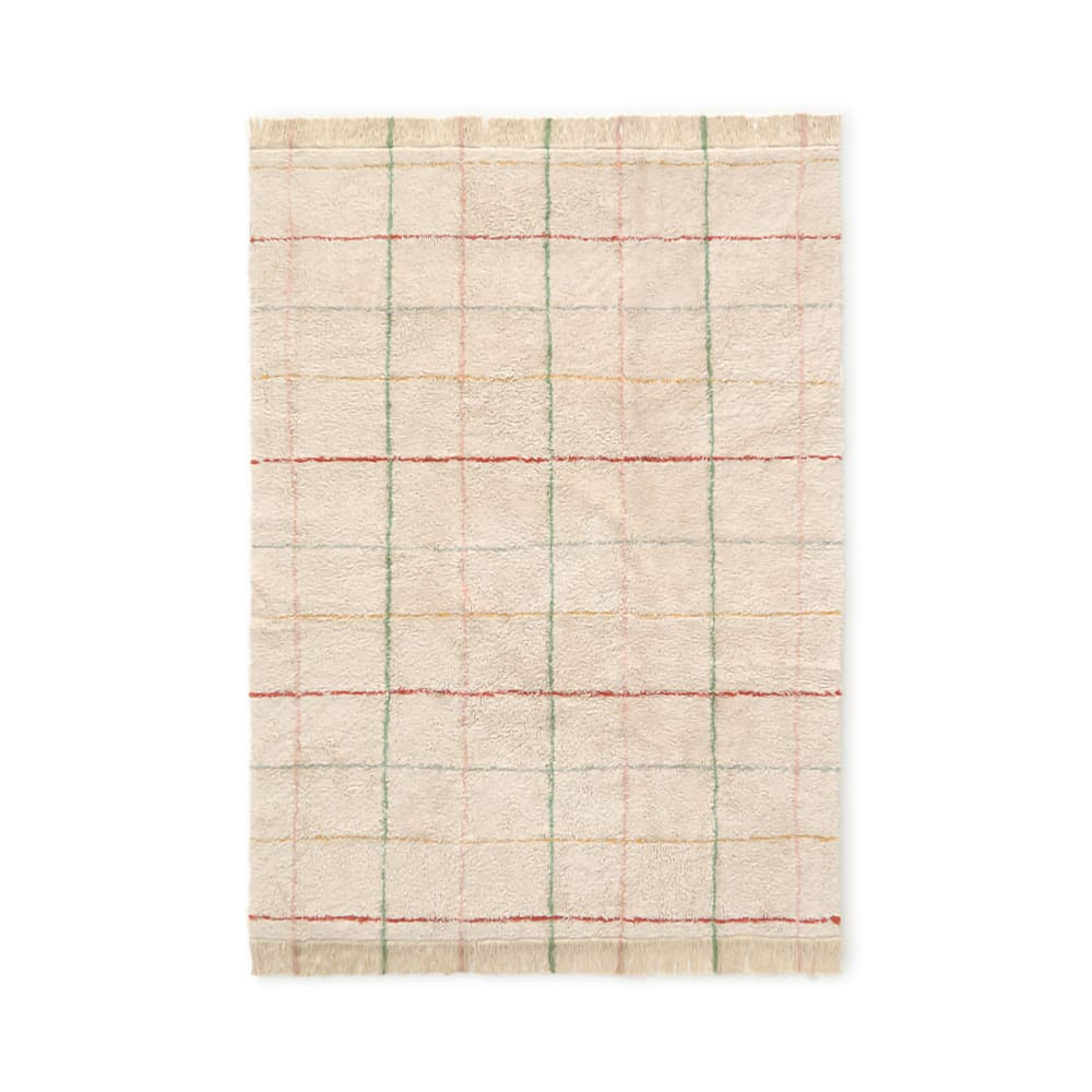 Tapis enfant Color Lines en coton multicolore 140x200 cm