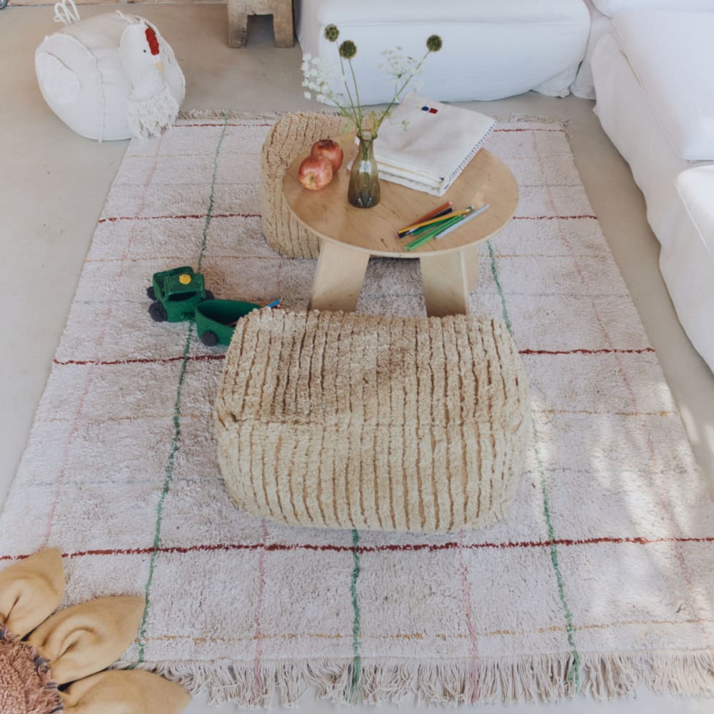 Tapis enfant Color Lines en coton multicolore 140x200 cm