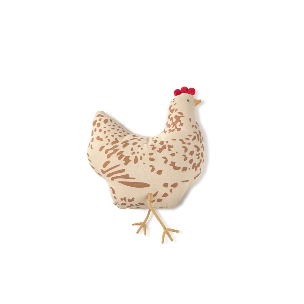 Lorena Canals Kinderkissen Huhn BEIGE BAUMWOLLE Kinder