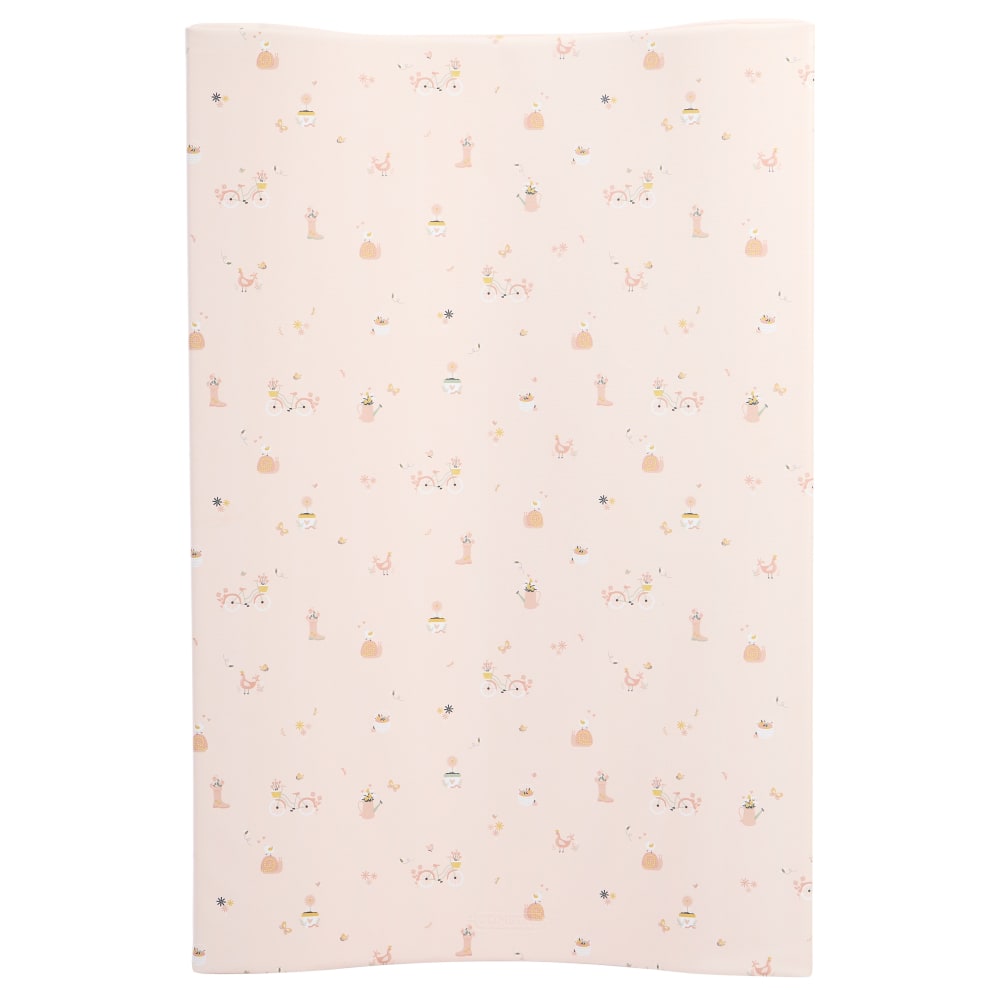 Matelas à langer rose clair
