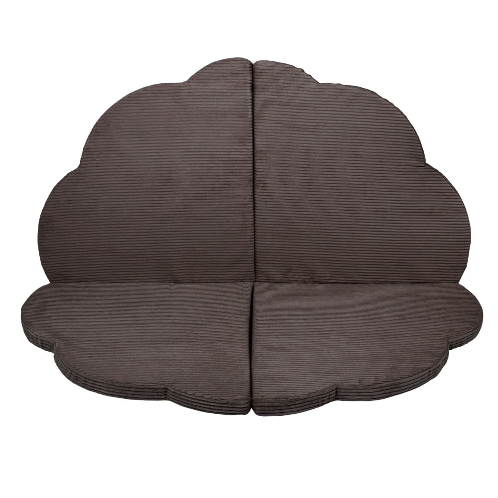 Tapis de jeu en forme de nuage pour enfants - marron