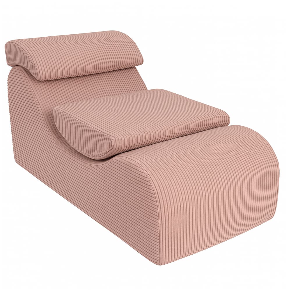 MeowBaby Kindersessel - Bequemer Sitzsessel für Kinderzimmer ROSA PES - POLYESTER Kinder