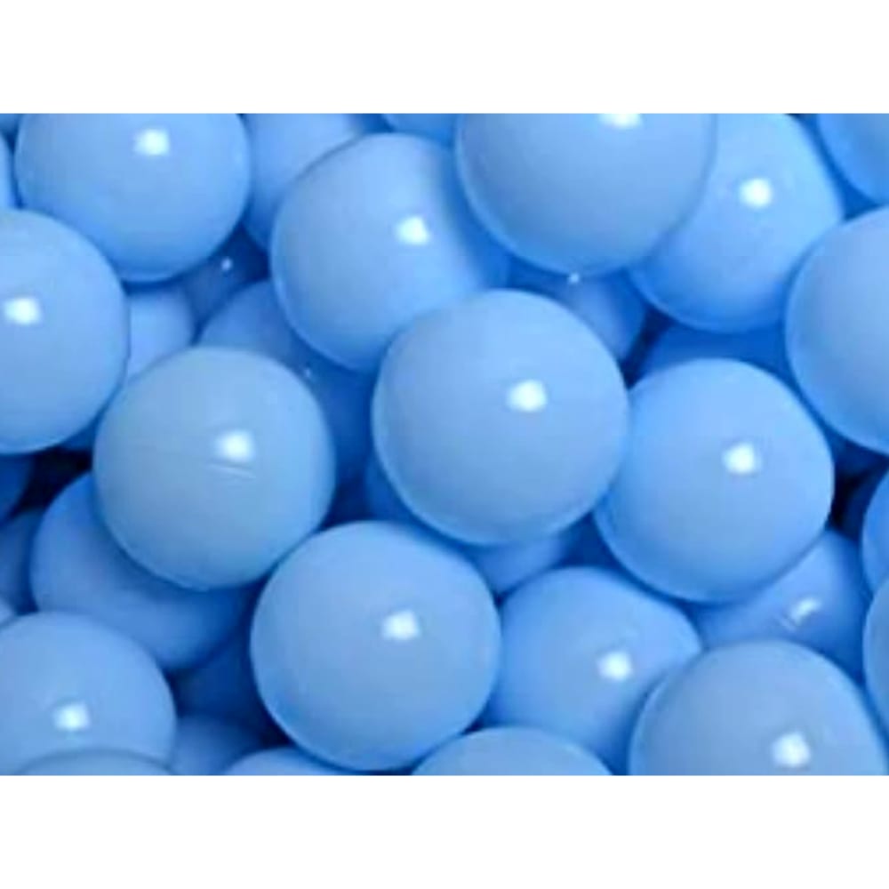 MeowBaby 50 Bälle für ein Bällebad 7cm, Babyblue BLAU PVC - POLYVINLYCHLORID Kinder