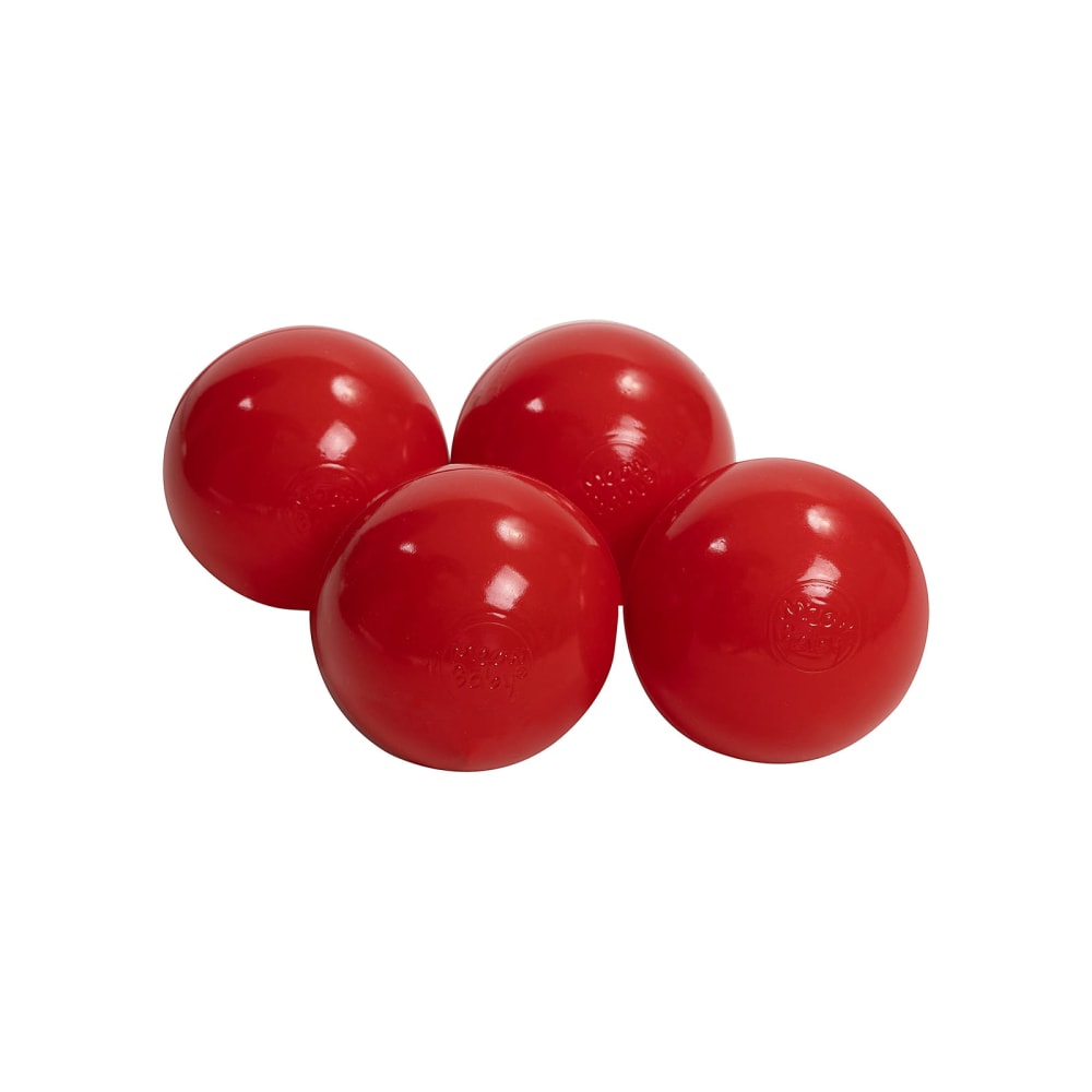 MeowBaby 50 Bälle für ein Bällebad 7cm ROT PVC - POLYVINLYCHLORID Kinder