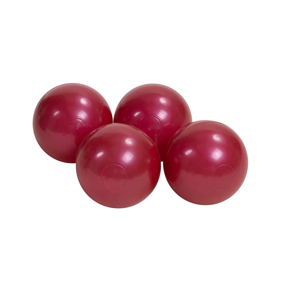 MeowBaby 50 bälle für ein bällebad 7cm ROT PVC - POLYVINLYCHLORID Kinder