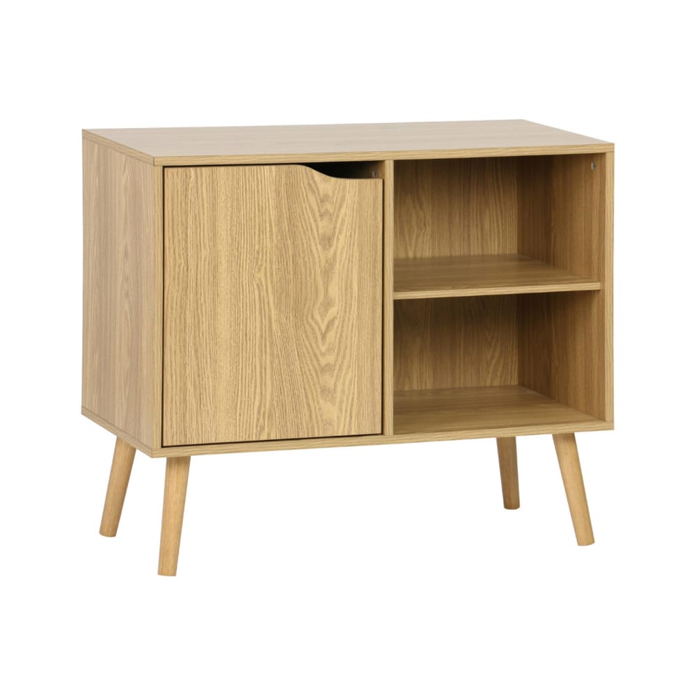 Buffet de rangement effet frêne, 2 étagères - Maisons du Monde