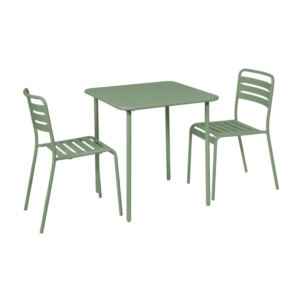 Table de jardin métal - chaises