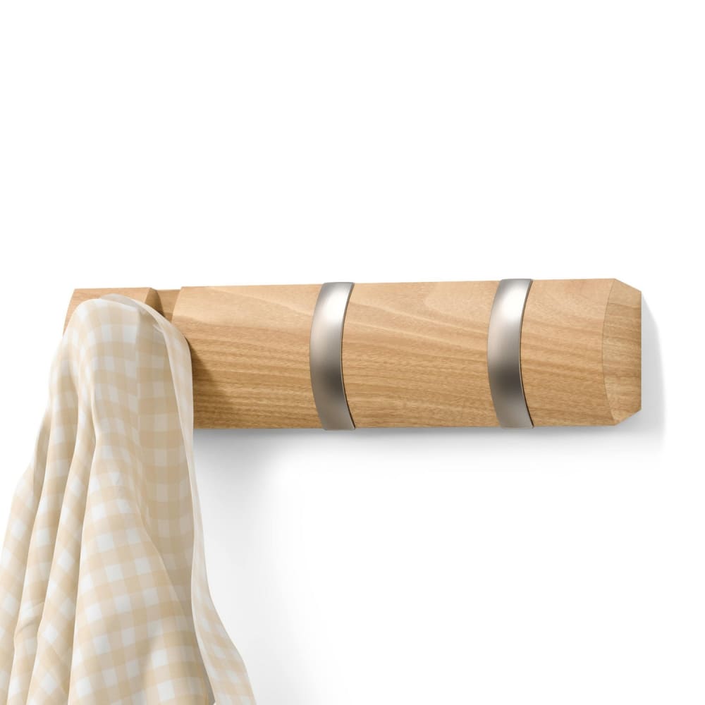 Portemanteau bois bois clair 4x33