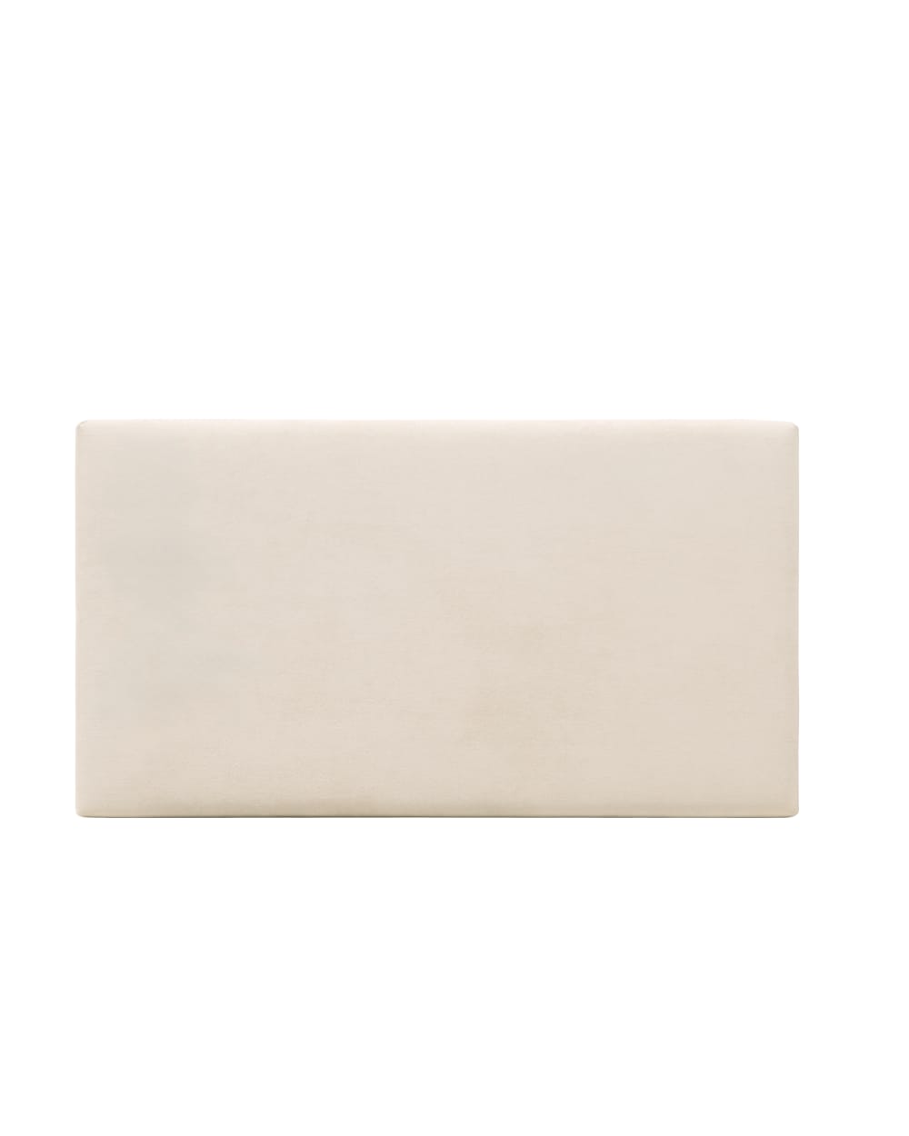 Tête de lit tapissée blanc cassé 135x80cm