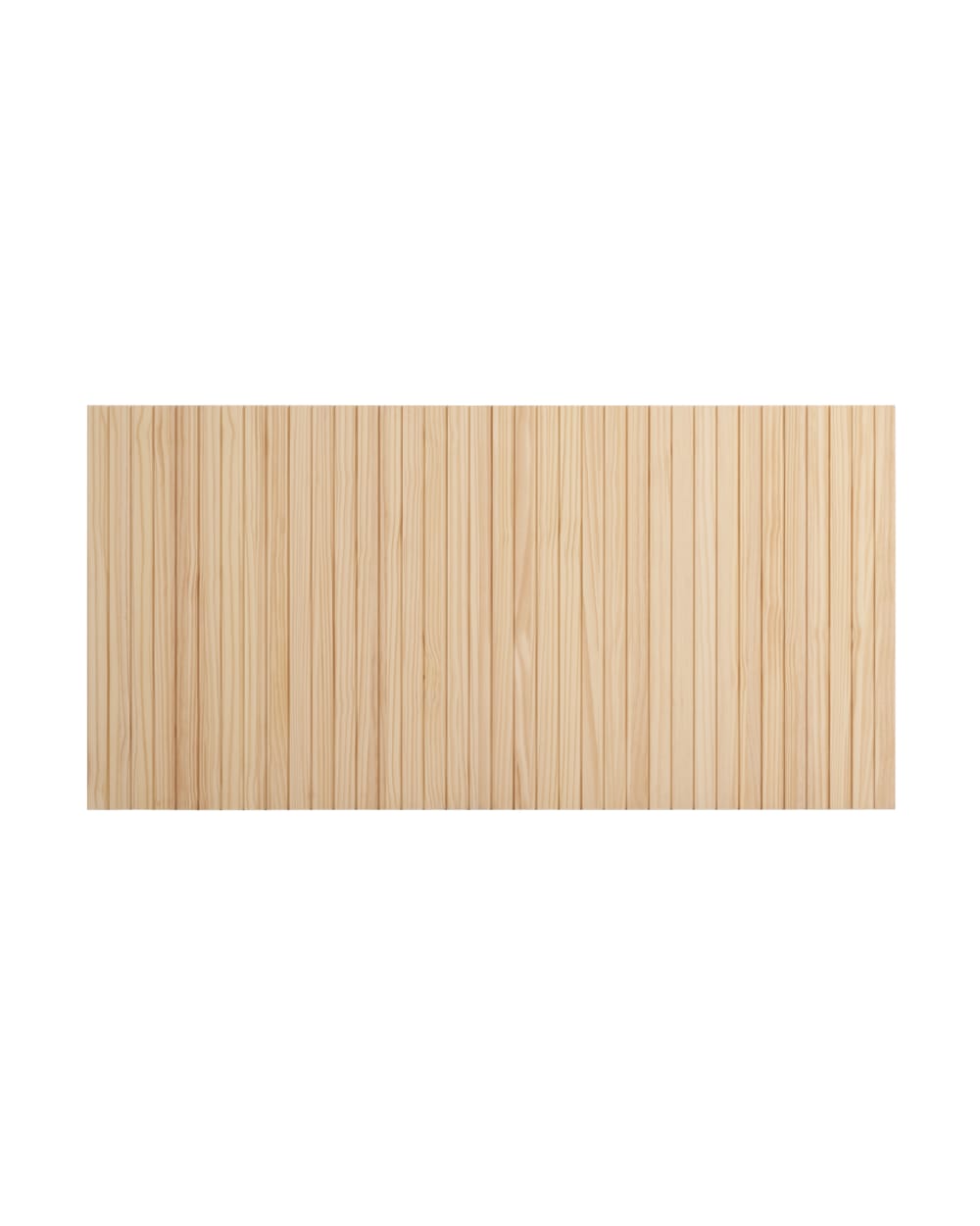 Tête de lit à fentes en bois massif naturel 202x79cm