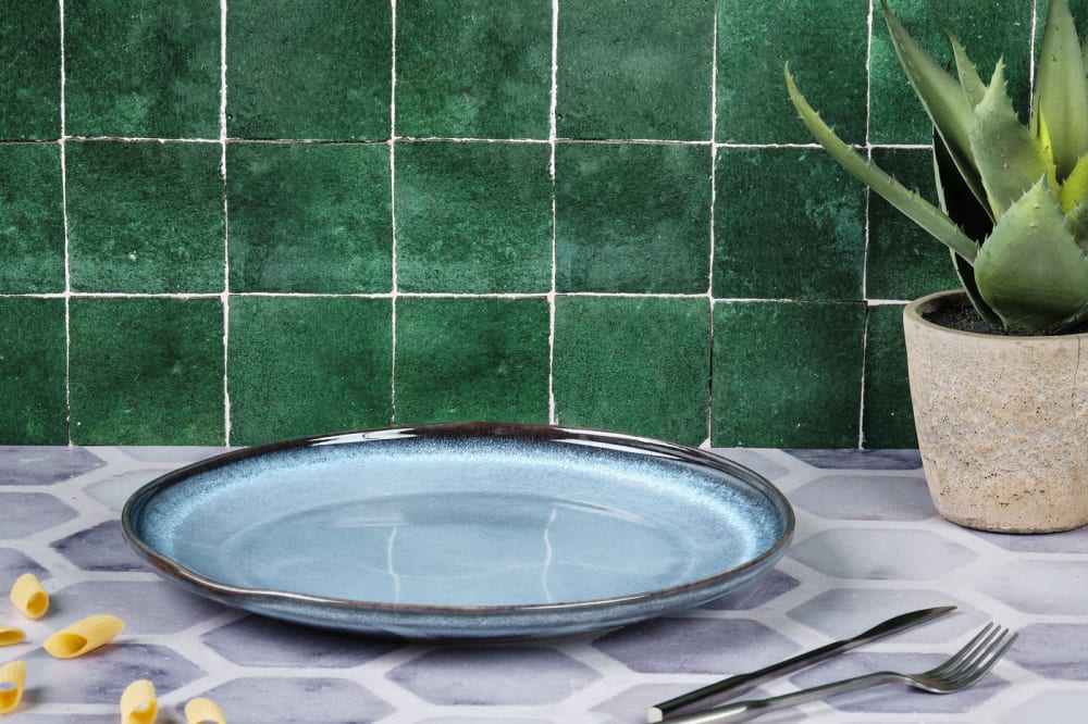 Plateau de service ø33cm - mer - Maisons du Monde