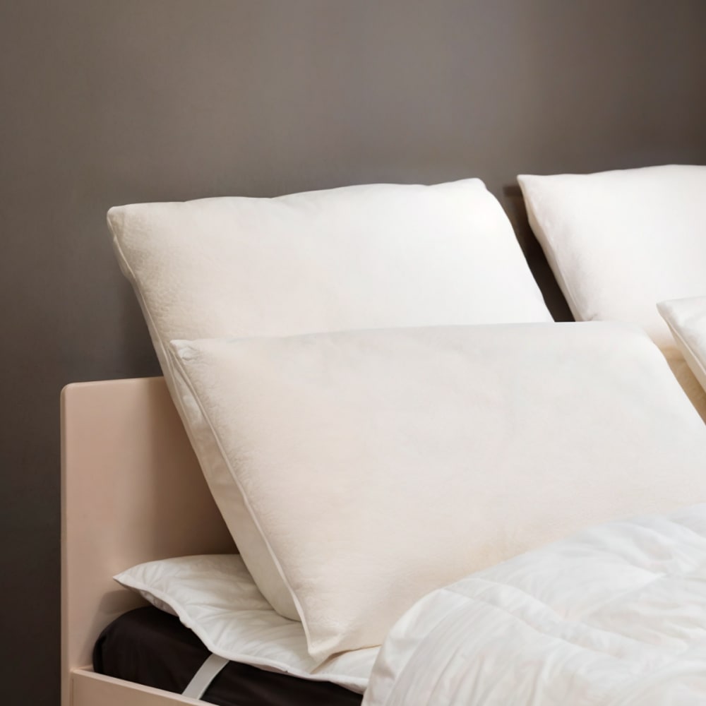 Oreiller iberis synthétique memoire de forme viscose 60x60 cm - Maisons du Monde