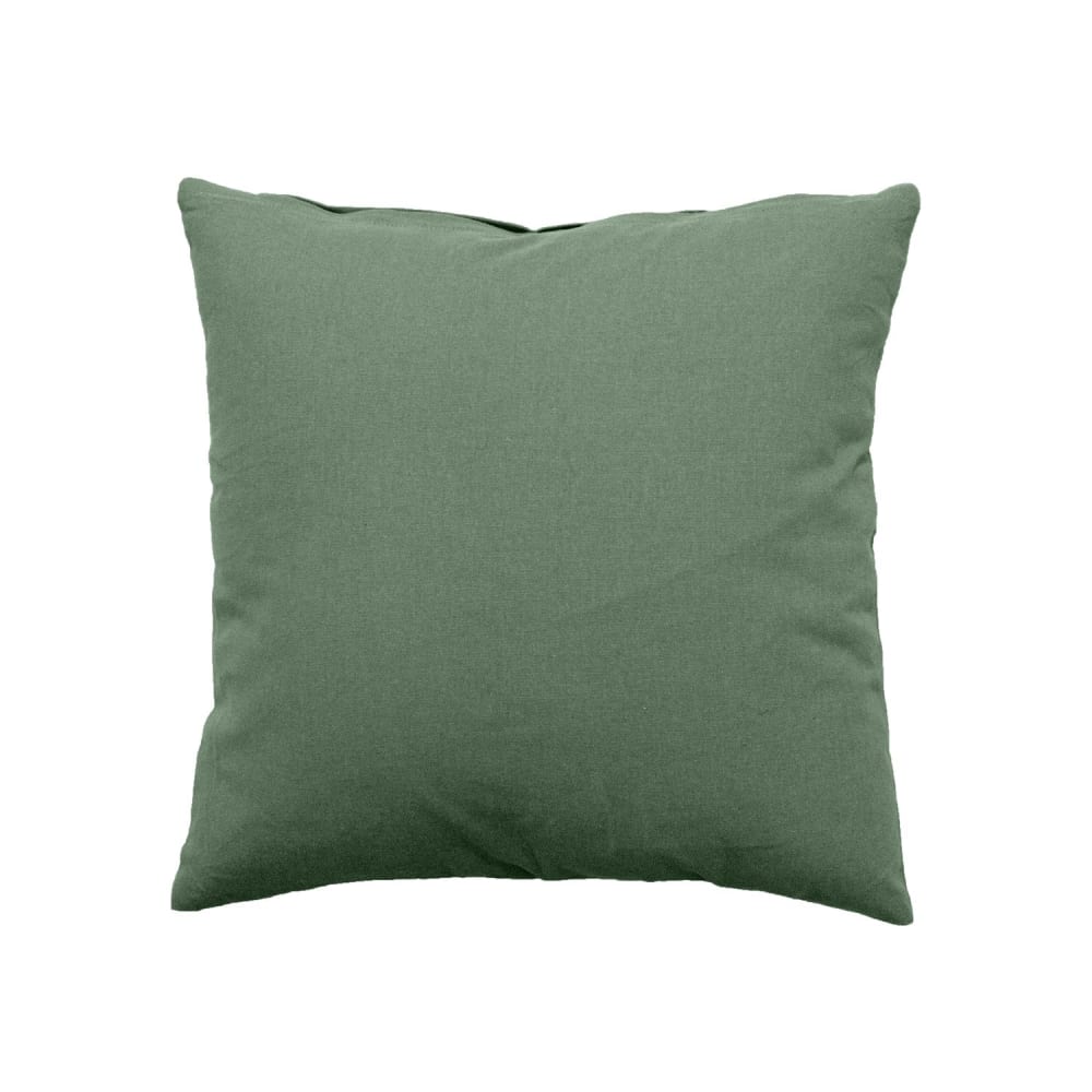 Petit coussin déhoussable vert argile 40 x 40 cm — vue 4