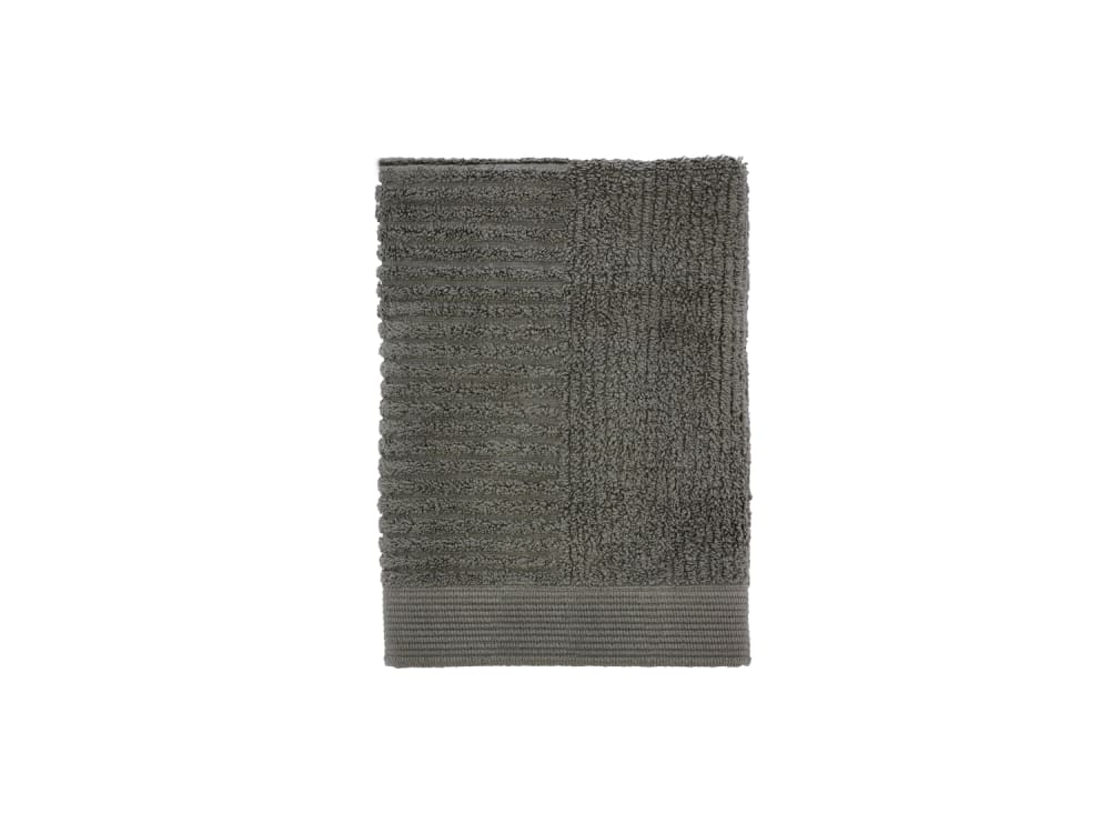 Serviette en coton vert olive 50x70 cm - Maisons du Monde