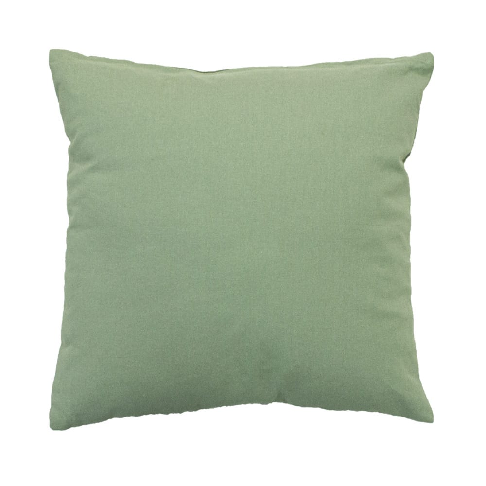 Grand coussin déhoussable vert argile 60 x 60 cm — vue 3