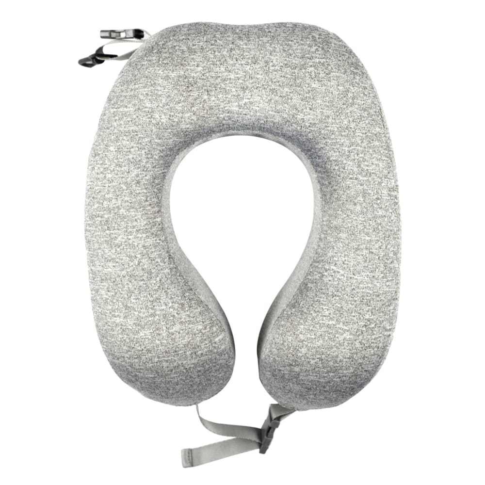 Coussin de voyage enroulable à mémoire de forme gris — vue 3