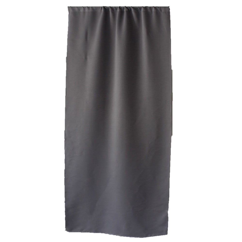 Rideau de porte occultant gris foncé 90 x 210 cm — vue 3