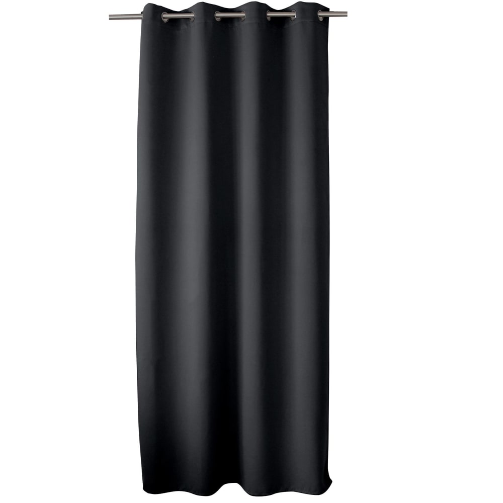 Rideau occultant grande hauteur gris foncé140 x 280 cm - Maisons du Monde