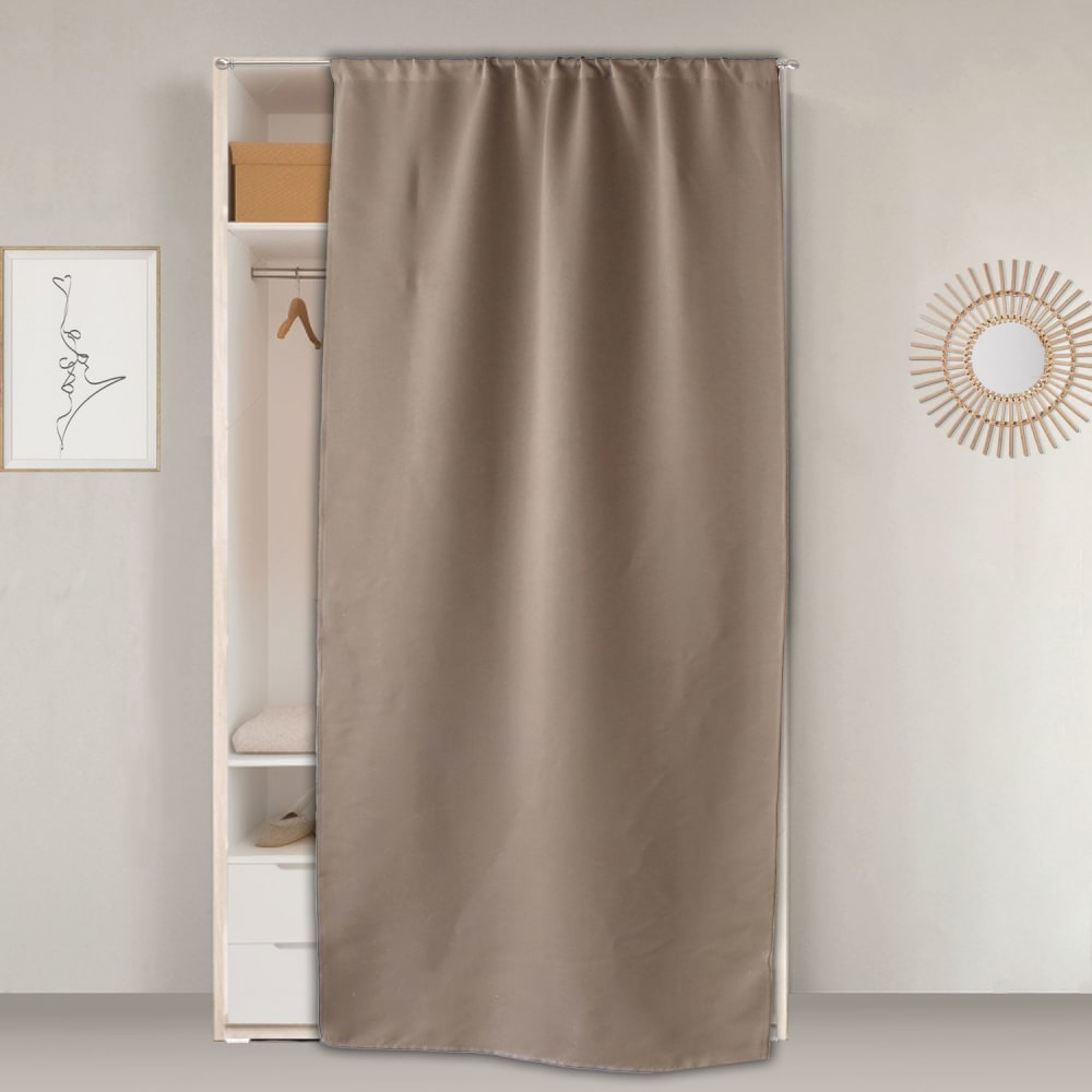 Rideau de porte occultant naturel 90 x 210 cm — vue 4