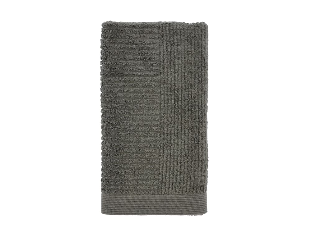 Serviette en coton vert olive 50x100 cm Serviette en coton vert olive 50x100 cm