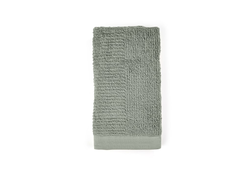 Serviette en coton vert matcha 50x100 cm