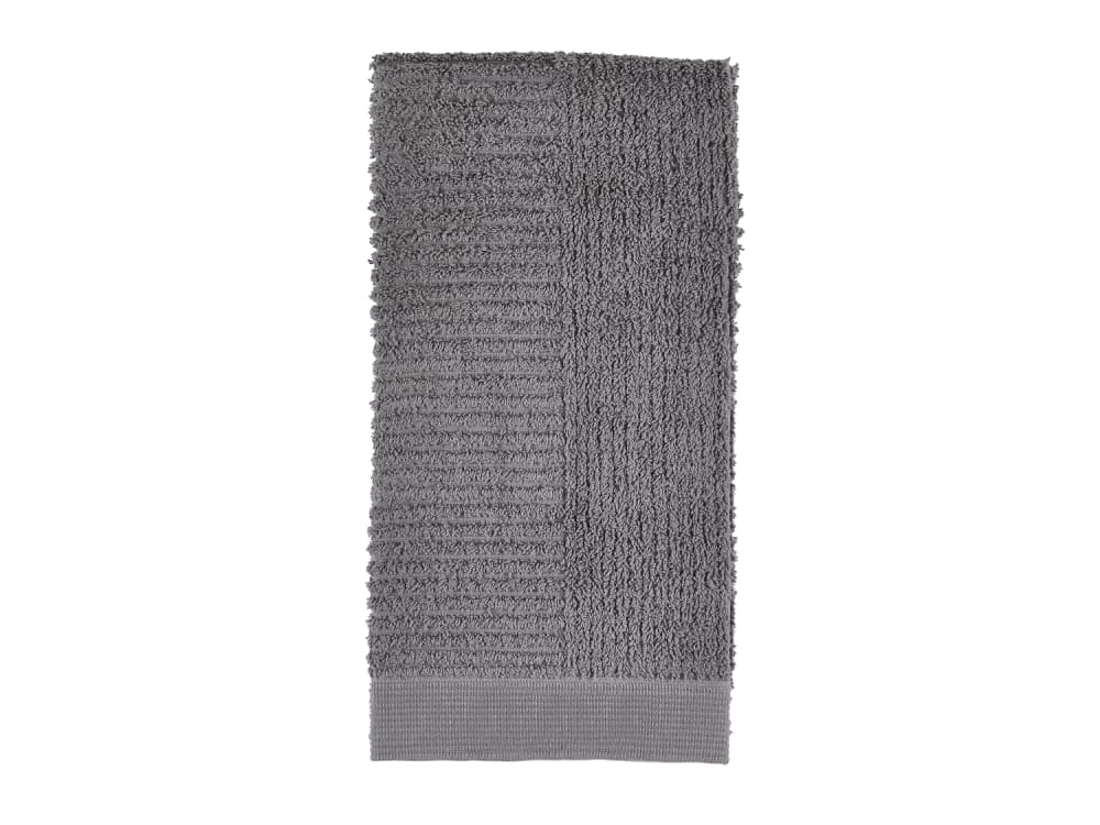Serviette en coton gris 50x100 cm - Maisons du Monde