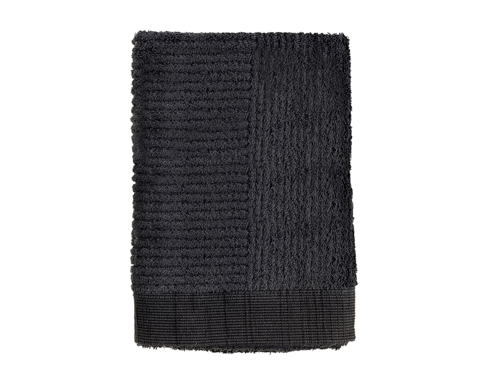 Serviette en coton noir 50x70 cm