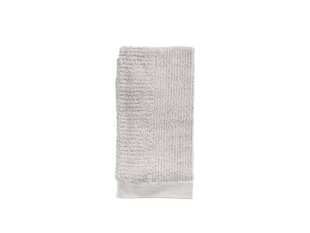 Serviette en coton gris clair 50x100 cm - Maisons du Monde