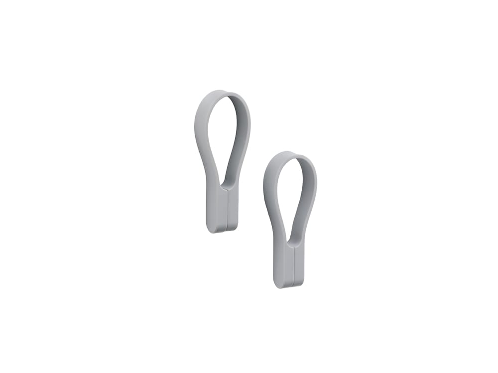 Zone Denmark Sangle pour serviette en silicone gris mouette - Silicone Poly Organo Siloxane
