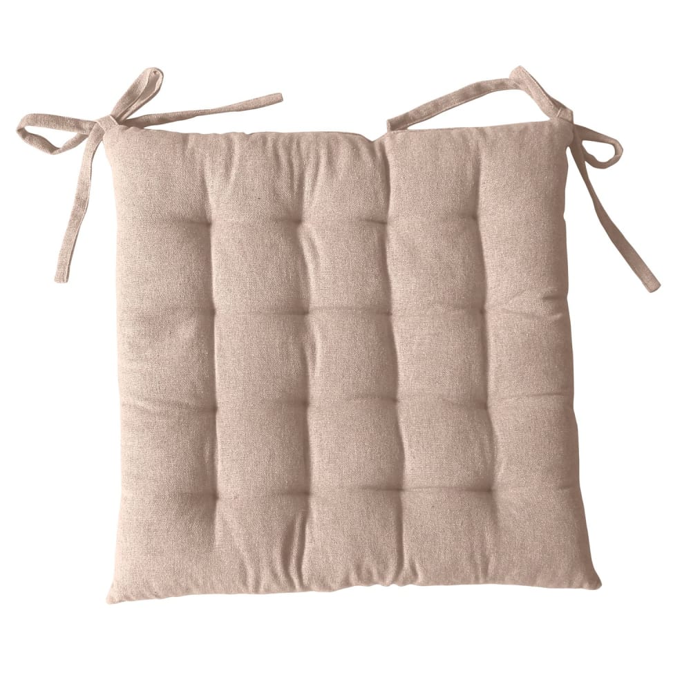 Galette de chaise naturel 38 x 38 cm — vue 4