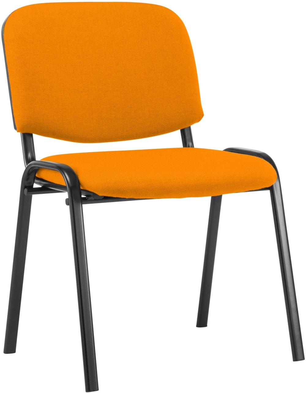 CLP Besucherstuhl mit Metallgestell und Sitz aus Stoff orange style modern orange Stoff