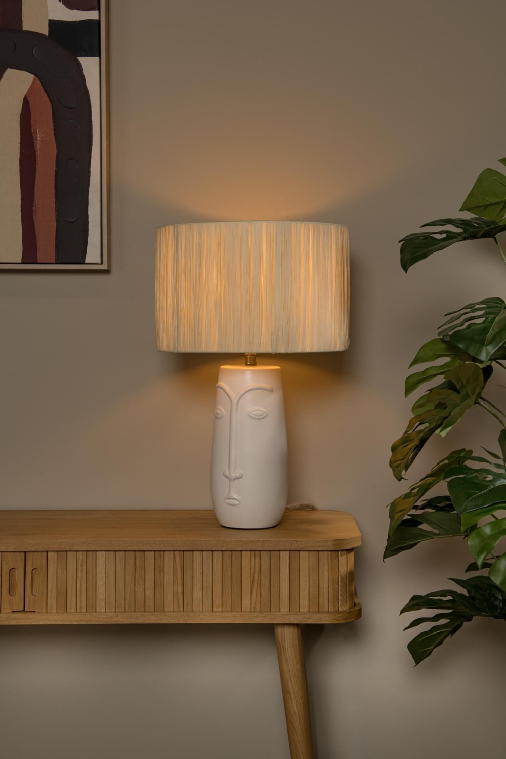 Lampe de de table céramique blanche - Maisons du Monde