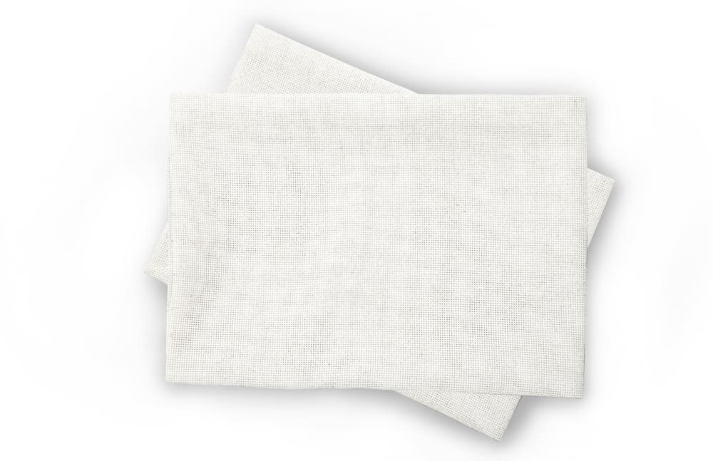 Serviette de table blanc 2 (40x40) cm - Maisons du Monde