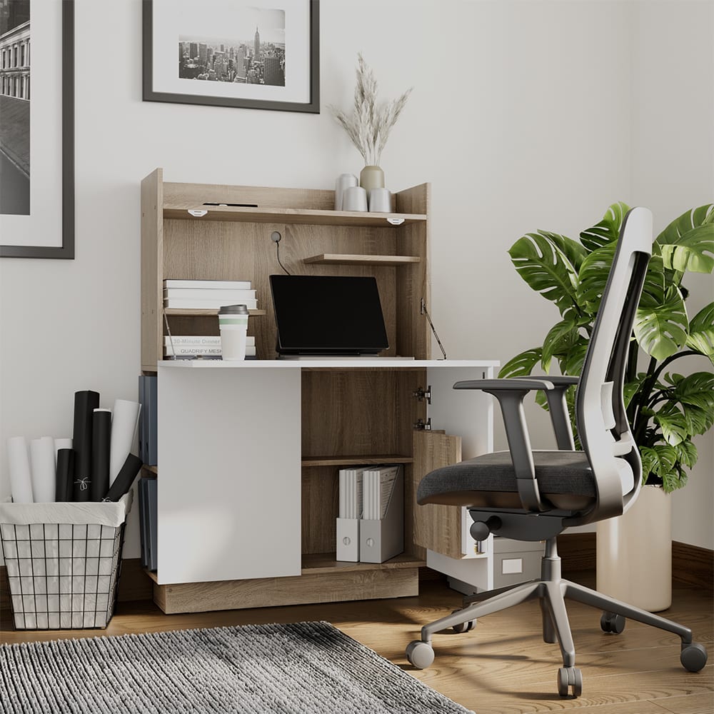 Secrétaire bureau Sonoma 85x118,9 cm