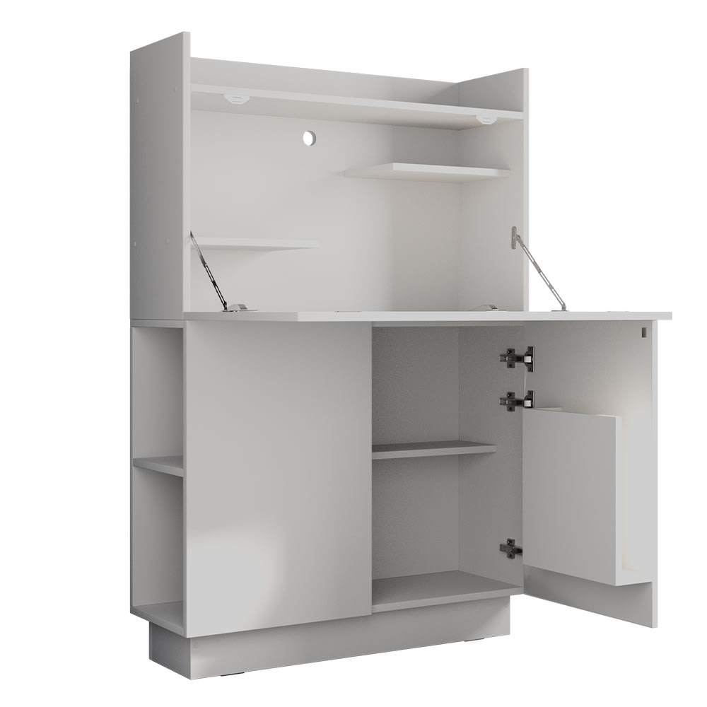 Secrétaire bureau blanc 85x118,9